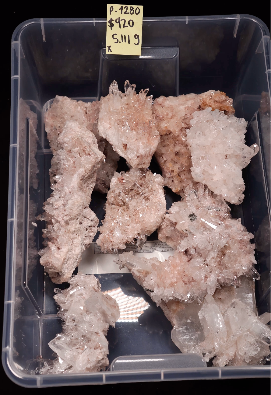 Kilos Promo! 5kg Sacred Pink Lemurian Quartz Clusters P-1280