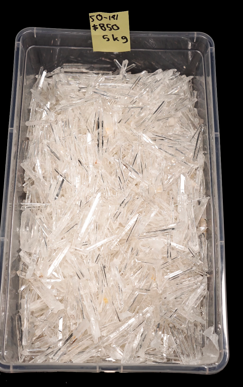 Kilos Promo! 5kg Needle Lemurian Quartz Points SO-191
