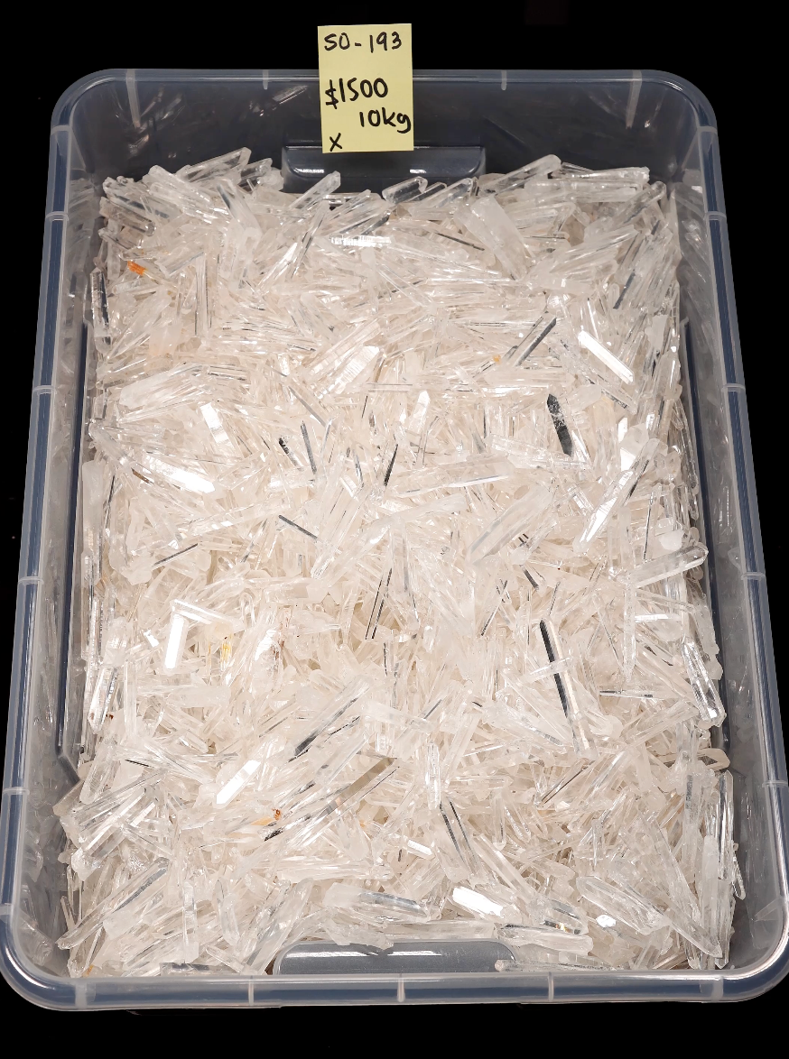 Kilos Promo! 10kg Needle Lemurian Quartz Points SO-193