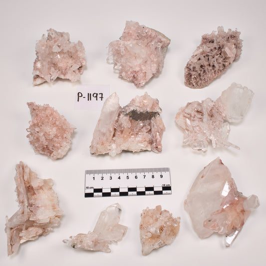 Pink Lemurian Quartz Clusters Small size (P-1197)