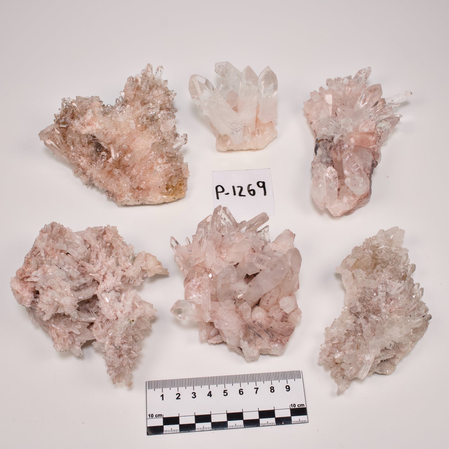 Pink Lemurian Quartz Clusters Medium / Small size (P-1269)