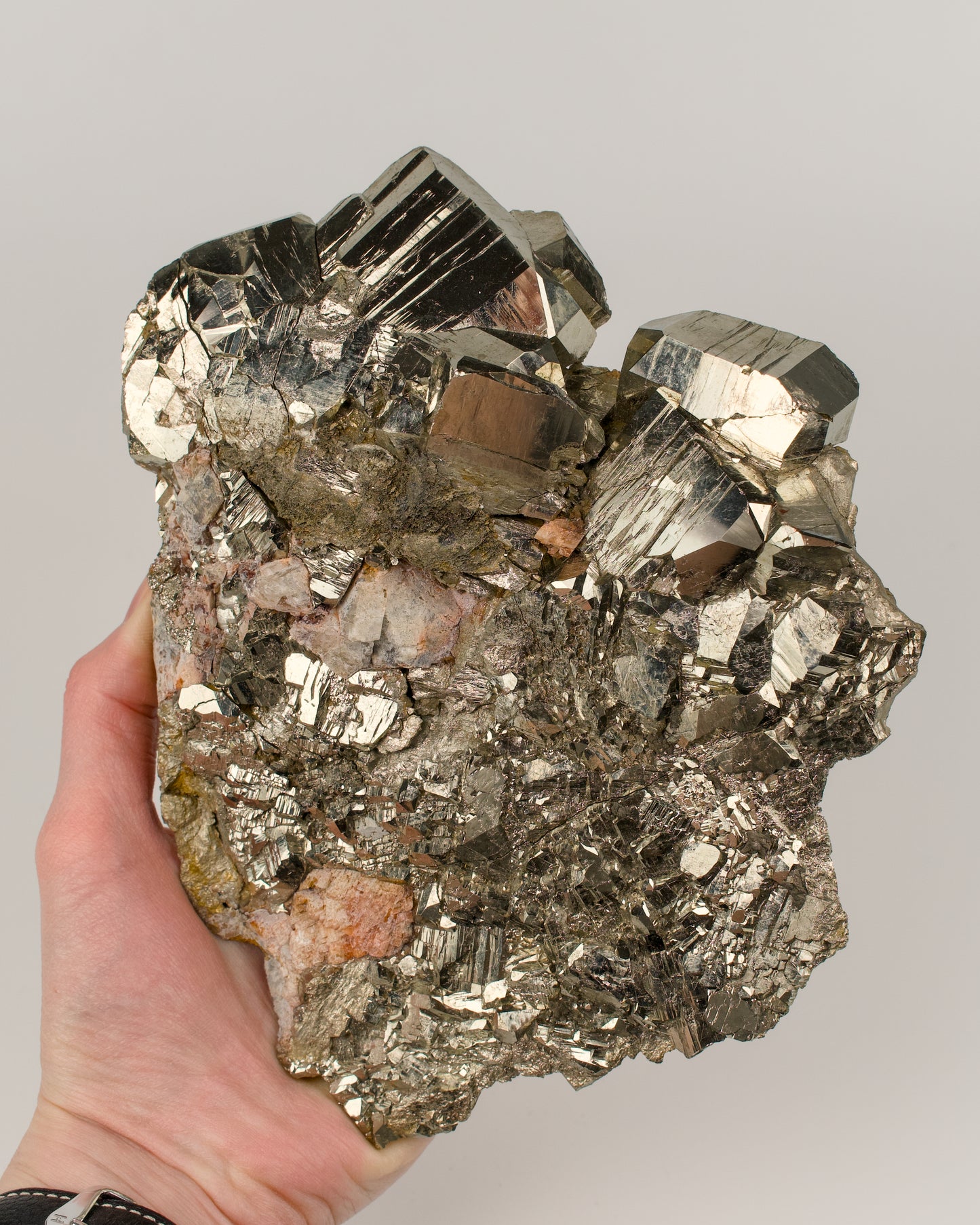 Pyrite Cluster Chivor mine, Colombia (PY-163)