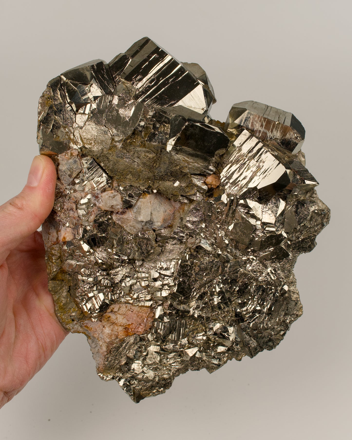Pyrite Cluster Chivor mine, Colombia (PY-163)