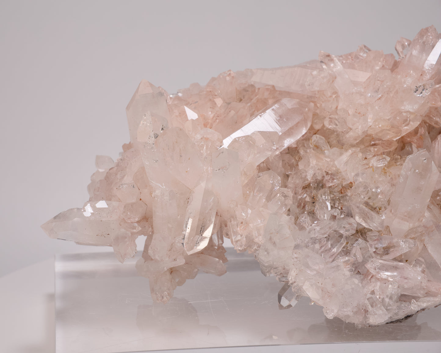 Pink Lemurian Quartz Clusters Large size (LC-440)