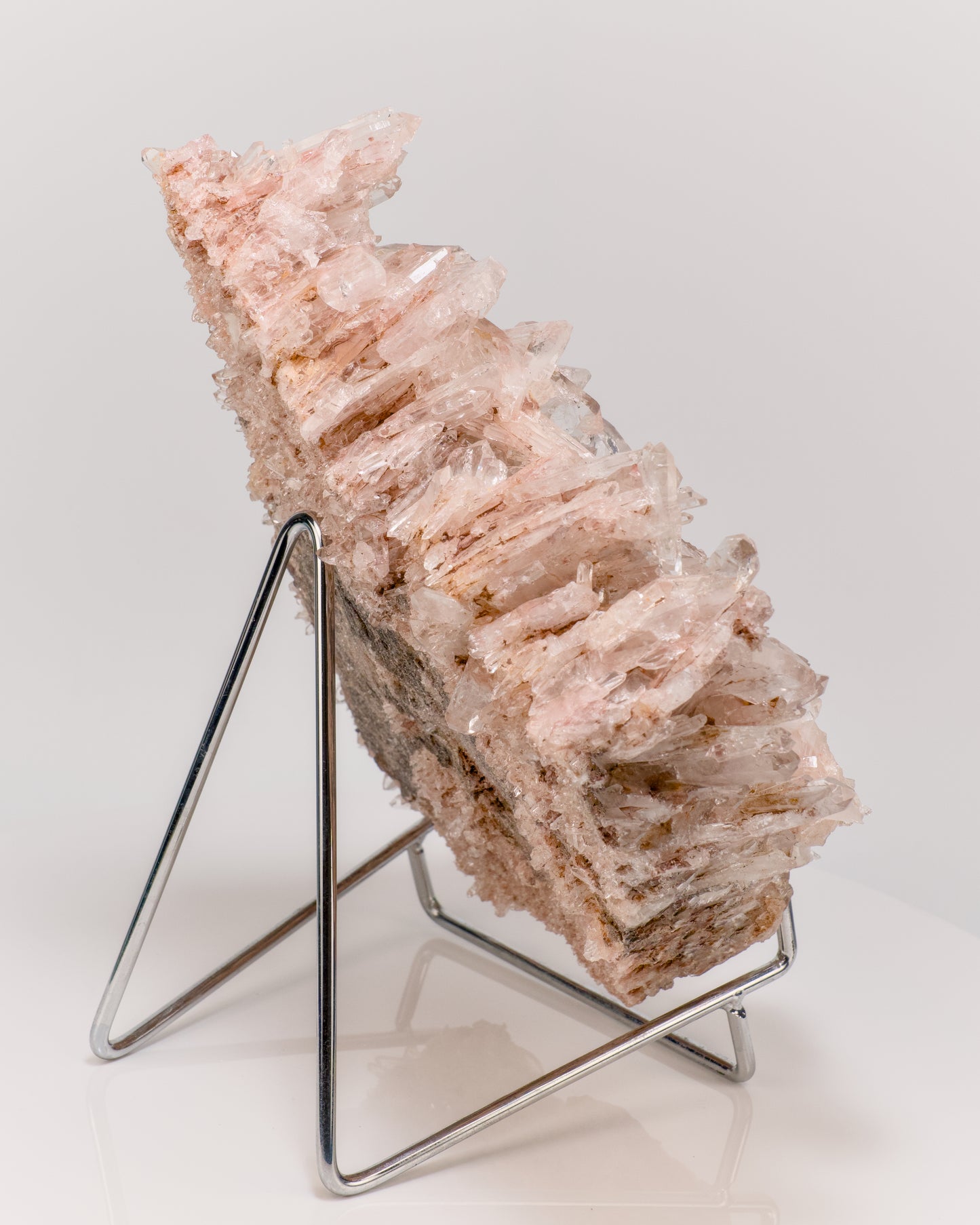 Pink Lemurian Quartz Cluster Large size (P-1254)