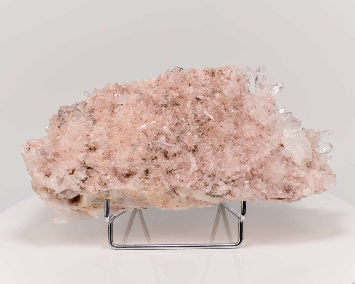 Pink Lemurian Quartz Cluster Large size (P-1261)