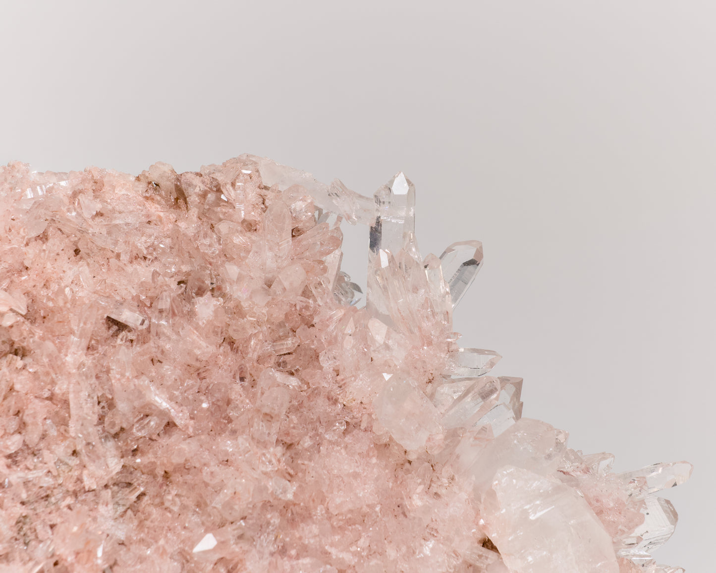 Pink Lemurian Quartz Cluster Large size (P-1261)