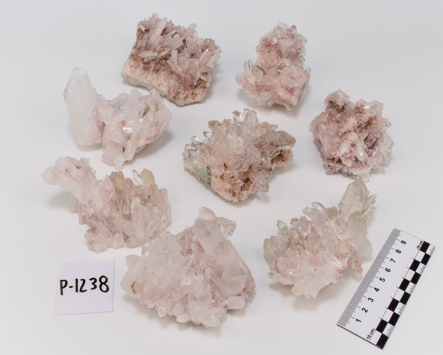 Pink Lemurian Quartz Clusters Small size (P-1238)