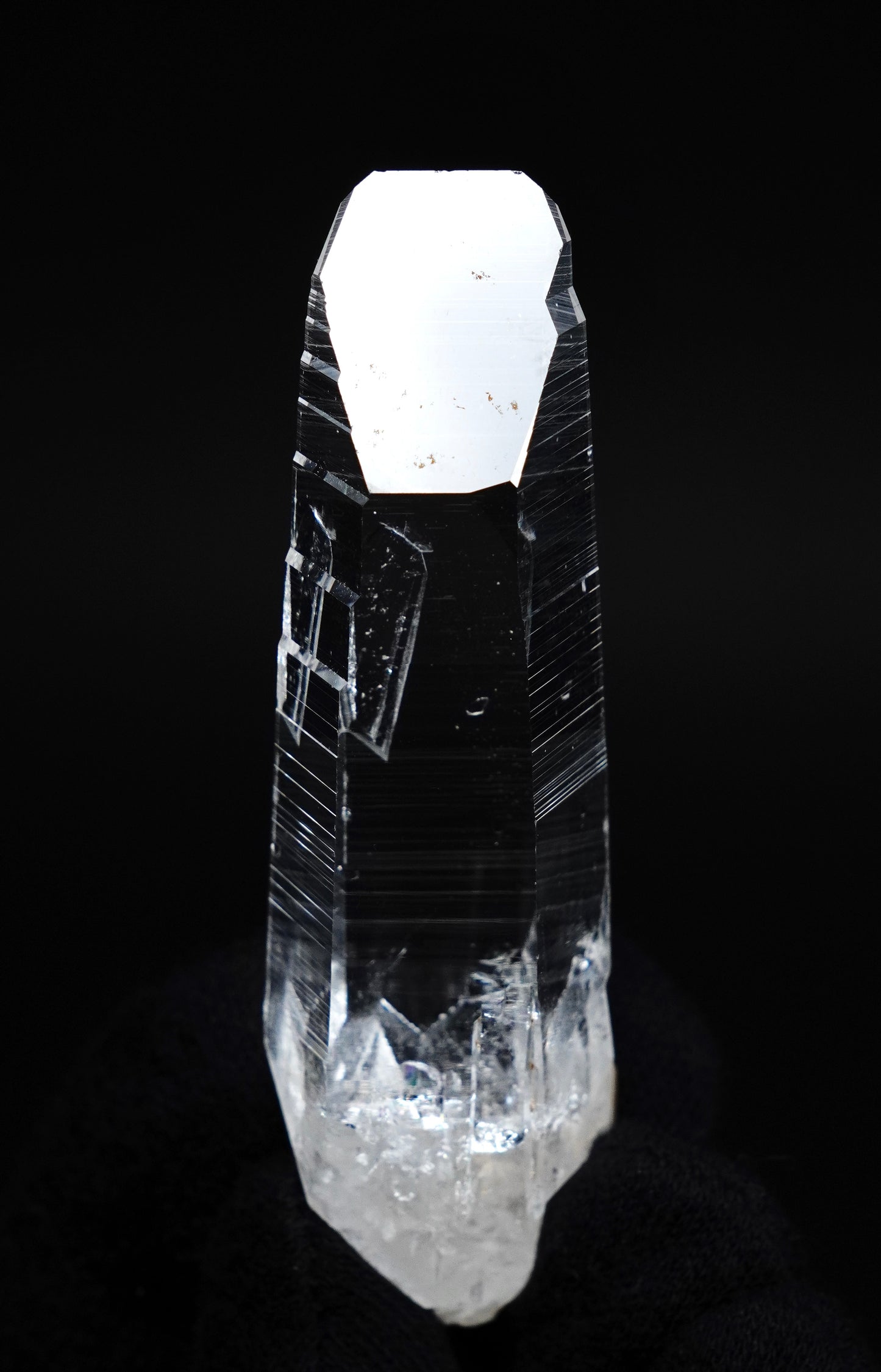 Peñas Blancas Lemurian Quartz Crystal Collector Specimen (Lot: PE-1A) 8cm long