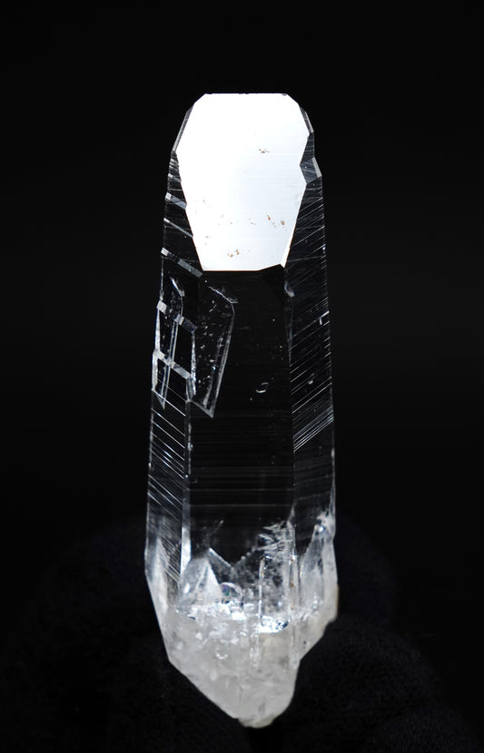 Peñas Blancas Lemurian Quartz Crystal Collector Specimen (Lot: PE-1A) 8cm long