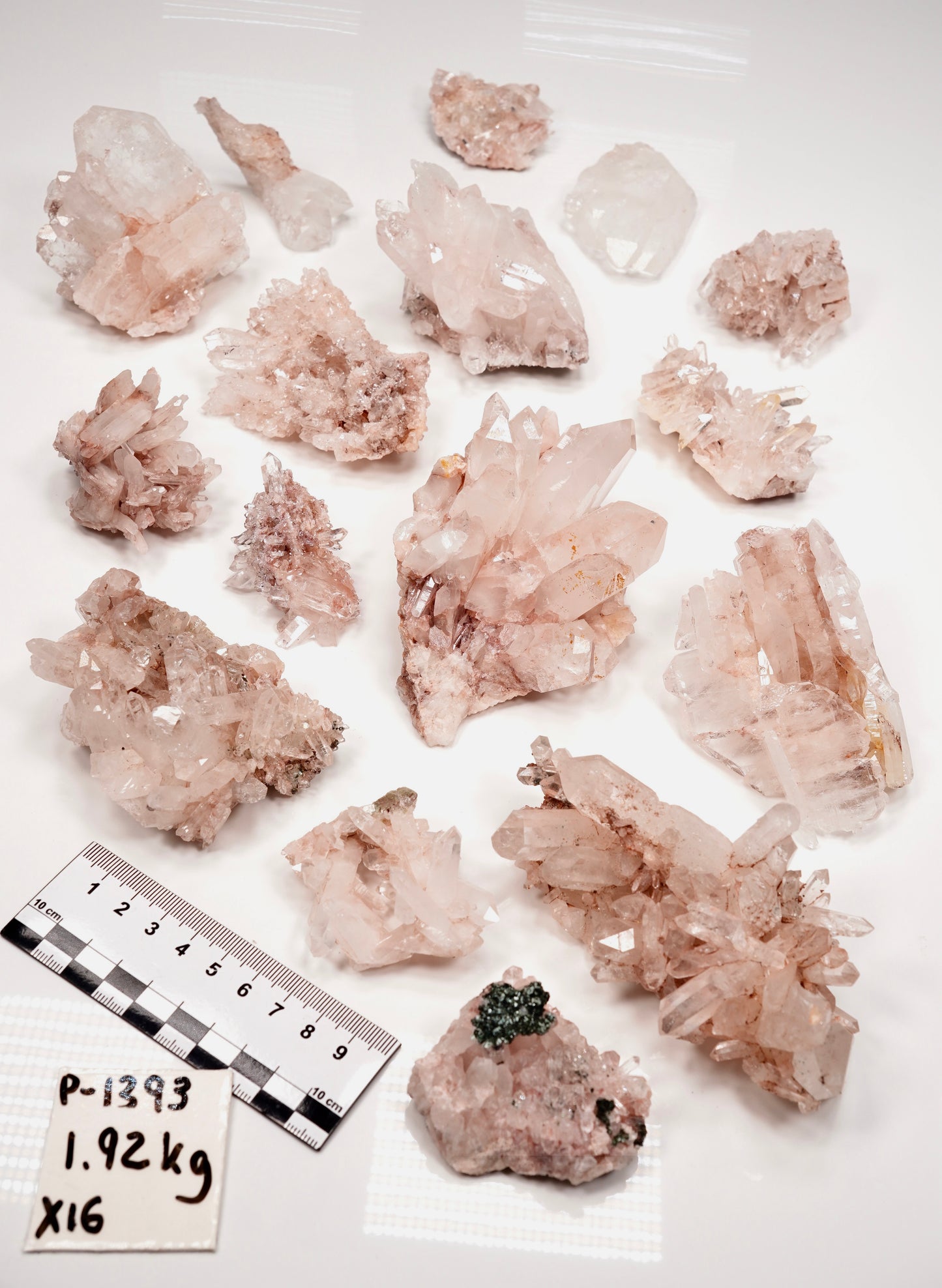 Pink Lemurian Quartz Clusters Small/Medium Size (P-1393)