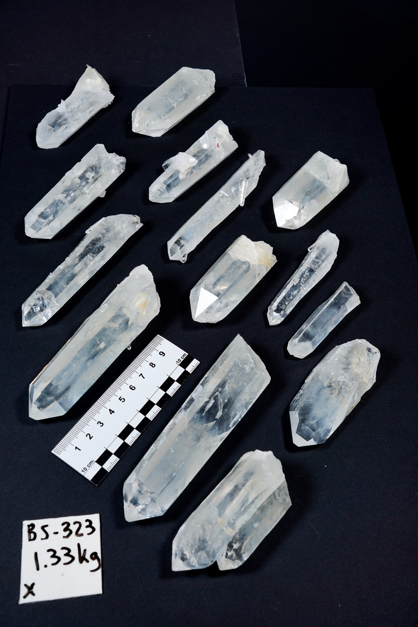 Blue Feather Lemurian Quartz Crystals AKA Blue Mist Quartz (BS-323)