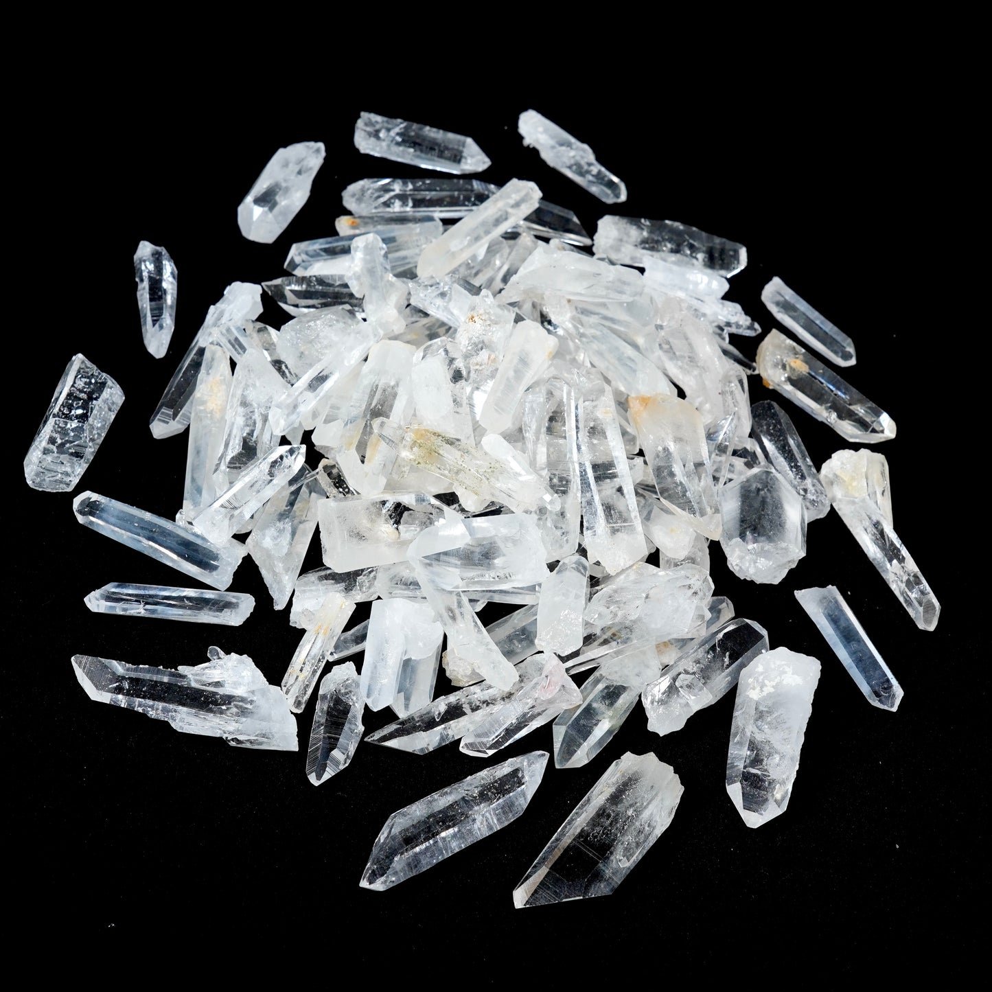 Super Optical Lemurian Quartz Crystal points by kilo Extra Small size WHOLESALE