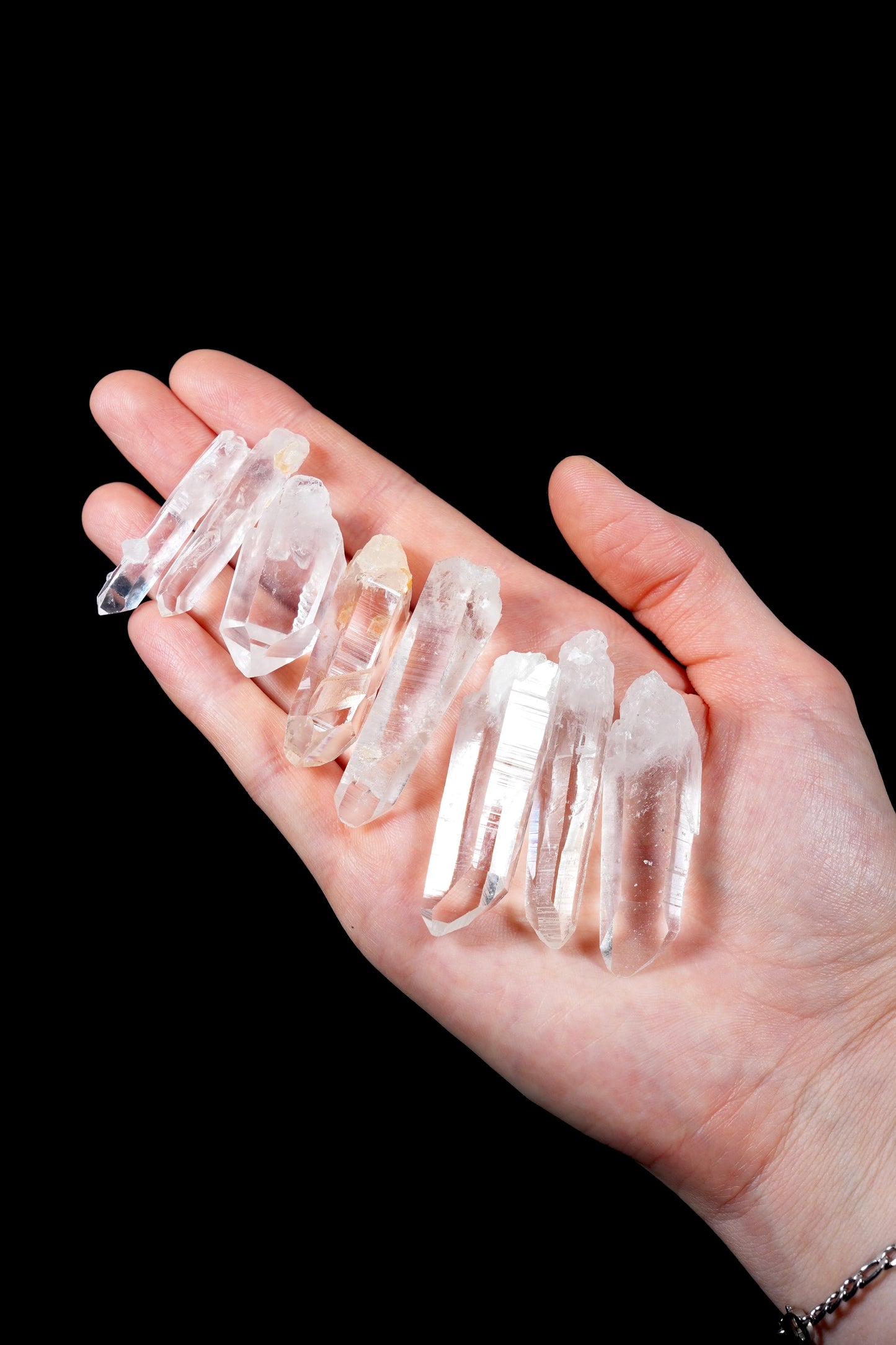 Super Optical Lemurian Quartz Crystal points by kilo Extra Small size WHOLESALE