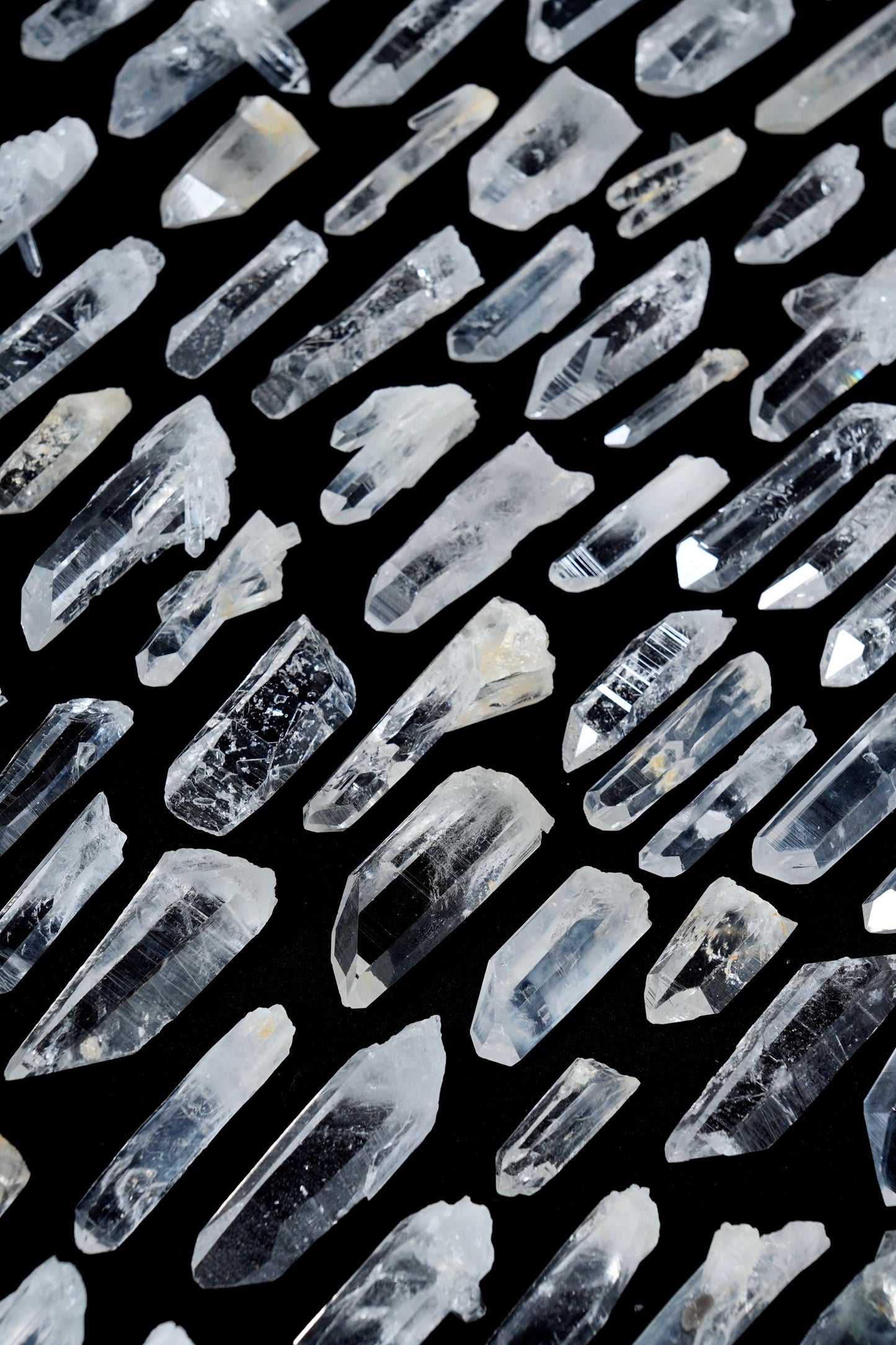 Super Optical Lemurian Quartz Crystal points by kilo Extra Small size WHOLESALE