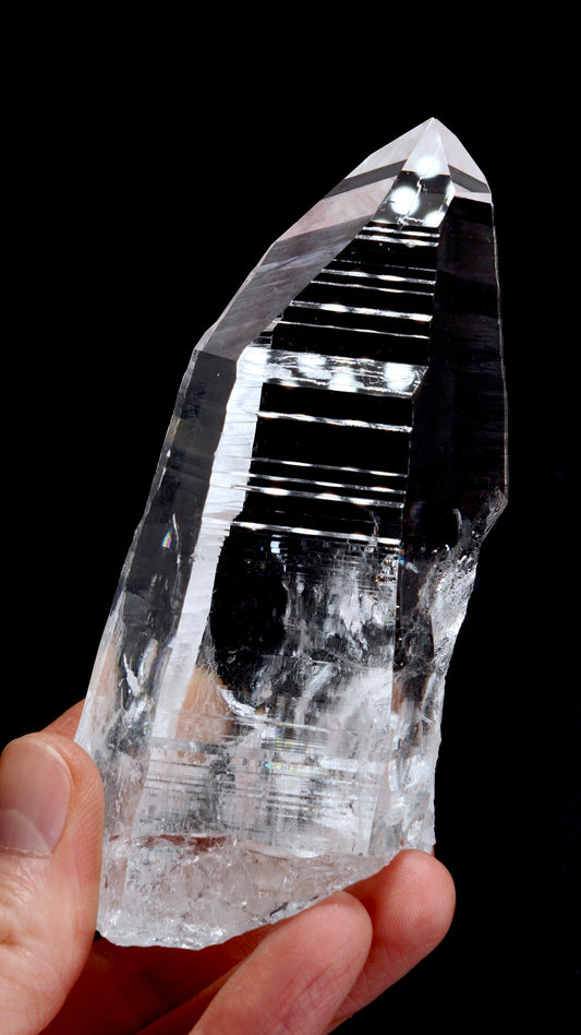 Peñas Blancas Lemurian Quartz Master 9 Sided Crystal (PB-3004) | Wholesale & retail Lot | 345g x1 | Medium Size