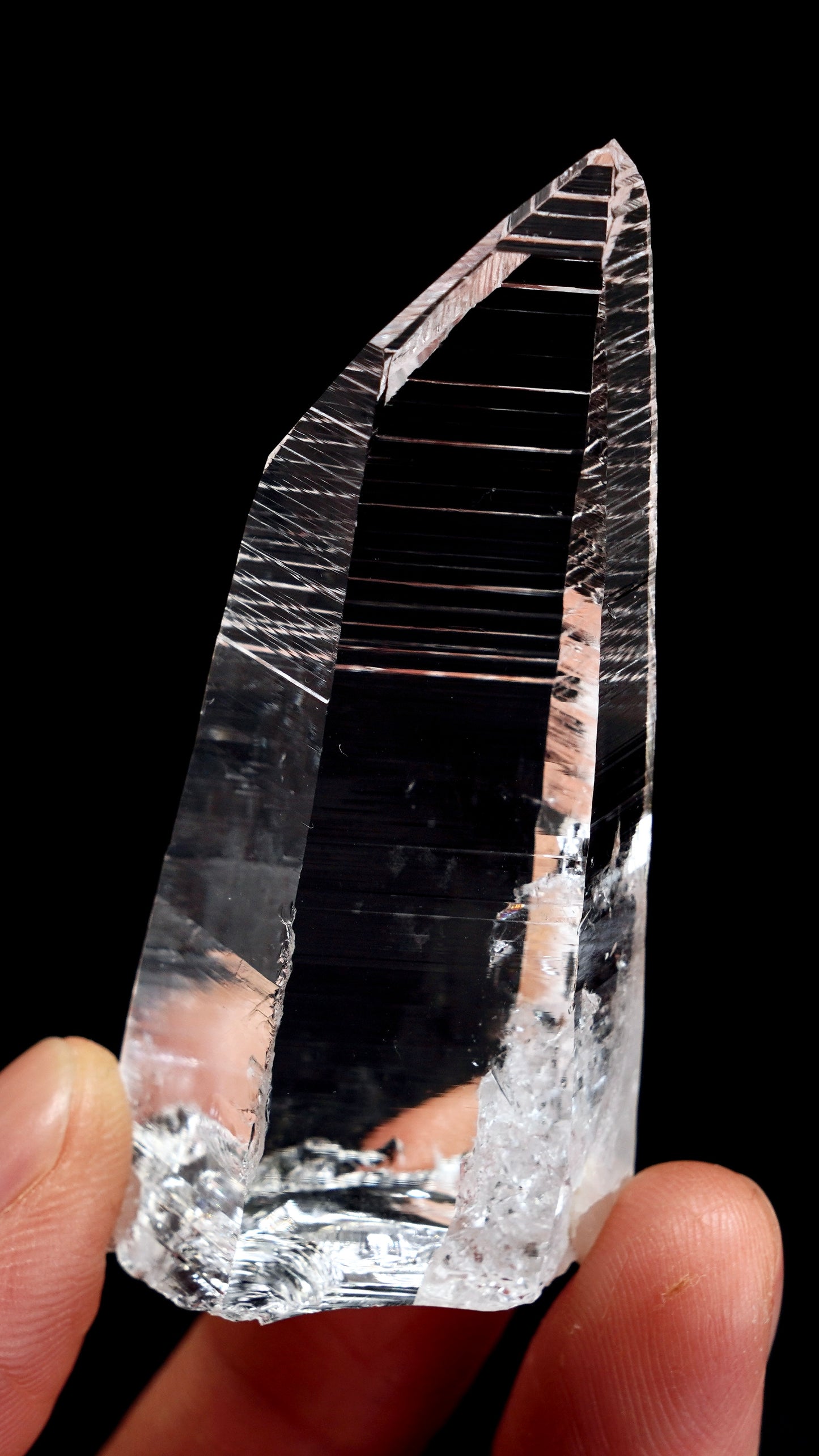 Peñas Blancas Lemurian Quartz Crystal Points (PB-3002) | Wholesale Lot | 420g x5 | Medium & Small Sizes