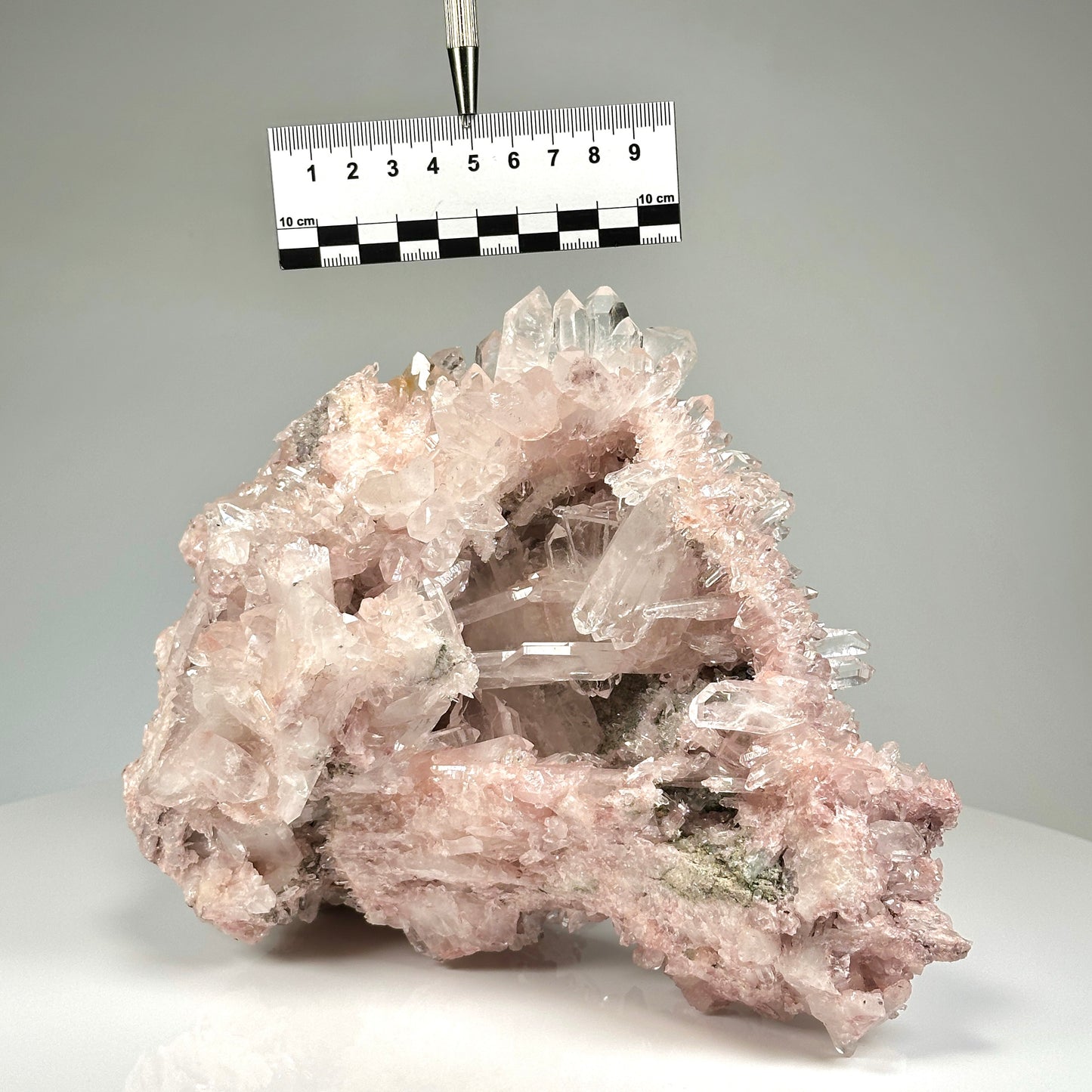 Pink Lemurian Quartz Cluster Large size (P-1258)