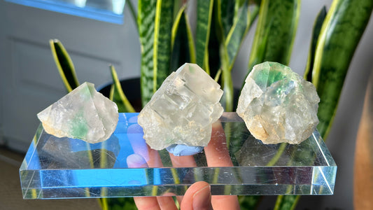 Green Phantom Yttrium Fluorite. Peñas Blancas Mine (LOT: GF-150)