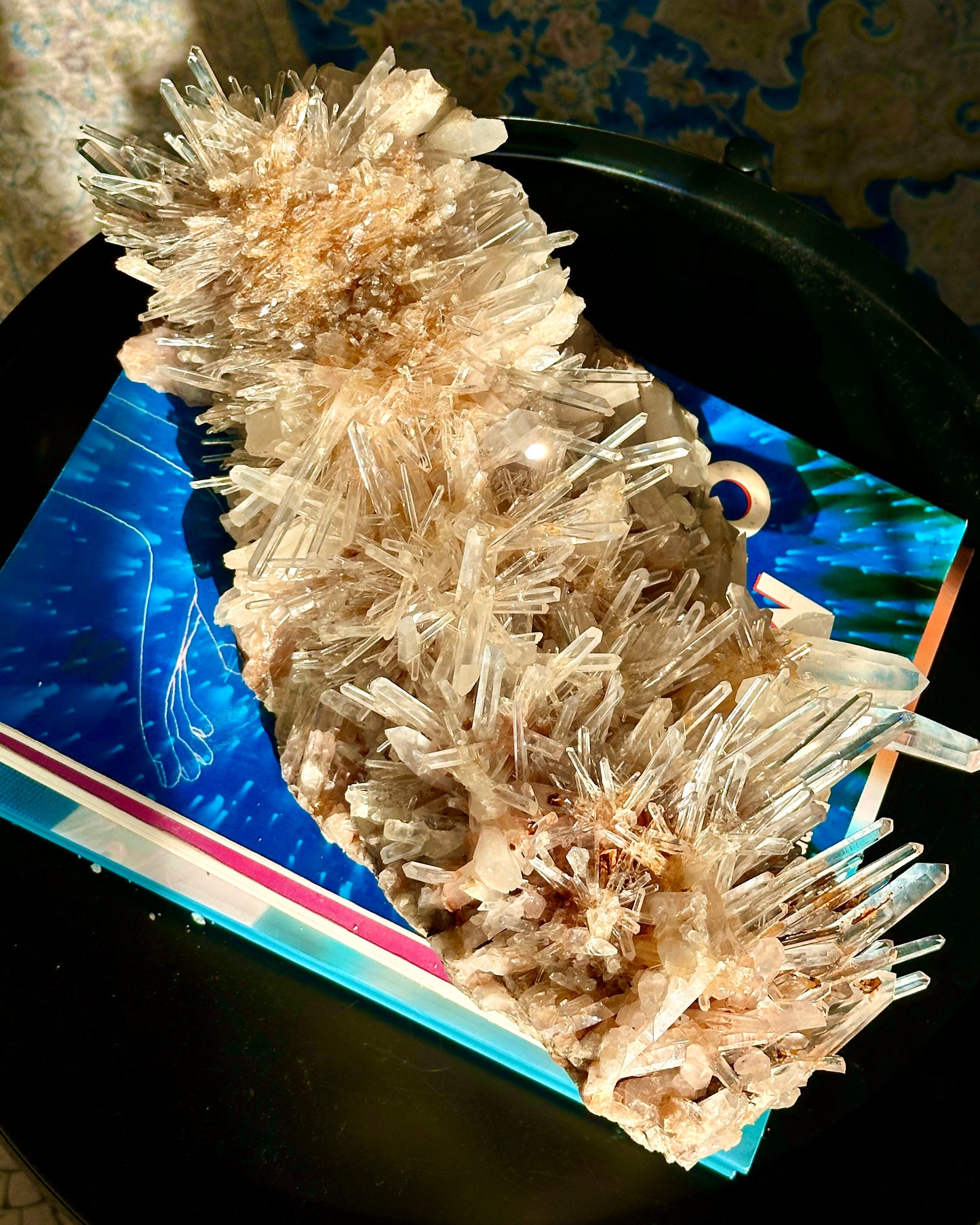 Golden Healer Needle Lemurian Quartz Cluster WHOLESALE (Lot: LC-245)