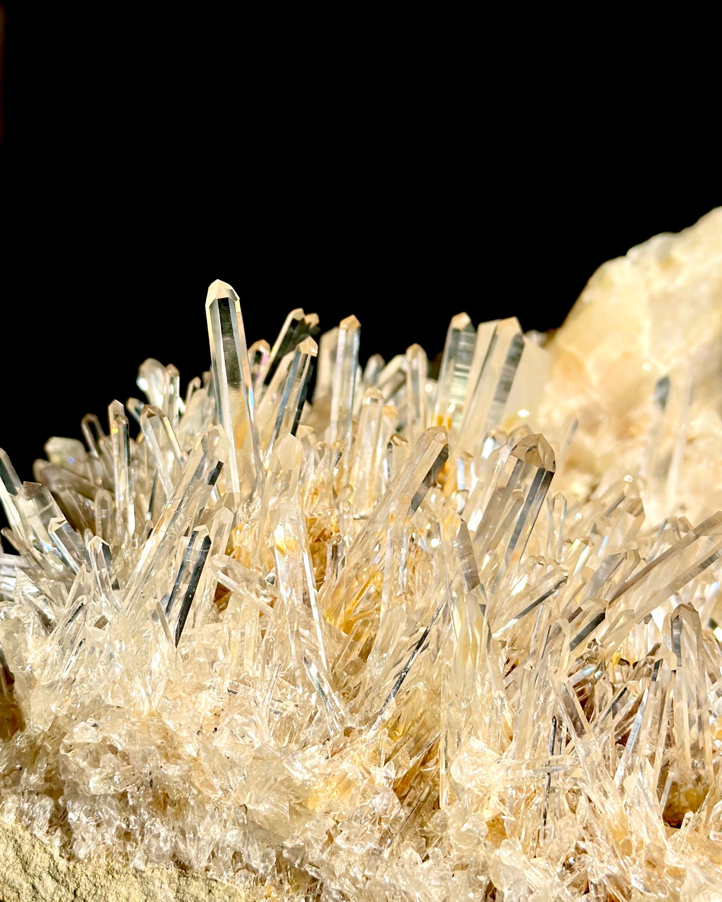 Golden Healer Needle Lemurian Quartz Cluster WHOLESALE (Lot: LC-247)
