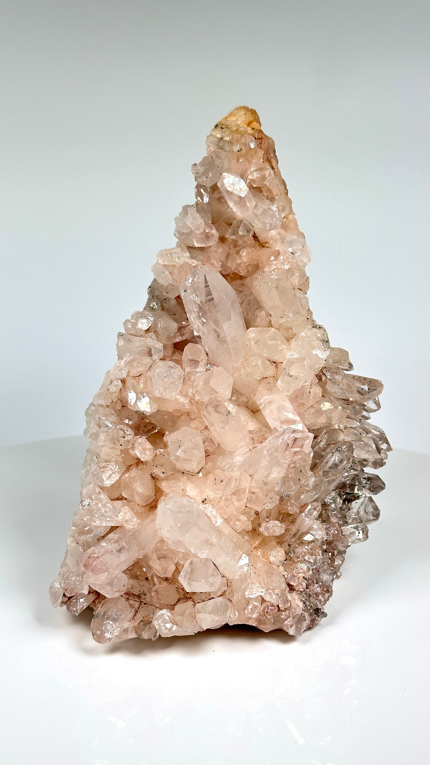 Pink Lemurian Quartz Cluster Large size Extra High Quality WHOLESALE (P-1075)