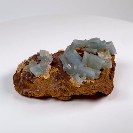 Blue Baritine / Baryte cluster Teresita mine Extra high quality specimen WHOLESALE (BR-7)