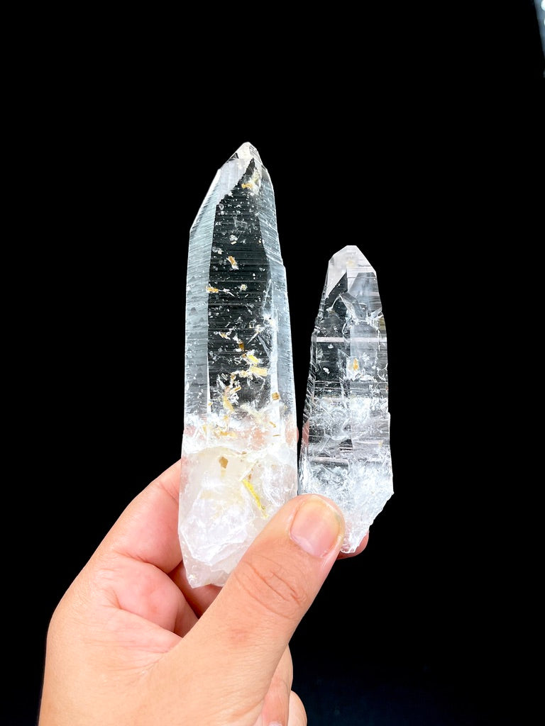 Coscuez Pocket, Laser Peñas Blancas Lemurian Quartz Medium size (PE-146)