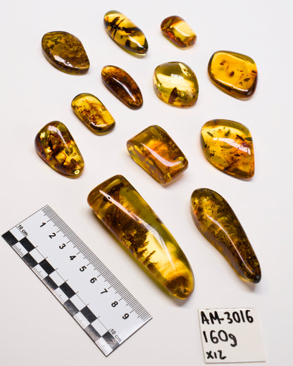 COLOMBIAN AMBER (AM-3016) | WHOLESALE LOT | SMALL SIZE 160g x12