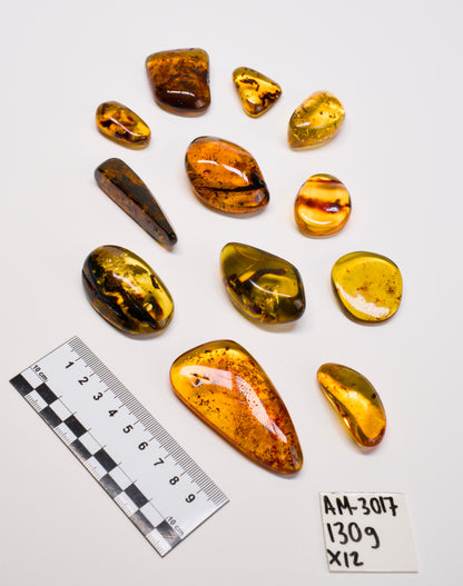 COLOMBIAN AMBER (AM-3017) | WHOLESALE LOT | SMALL SIZE 130g x12