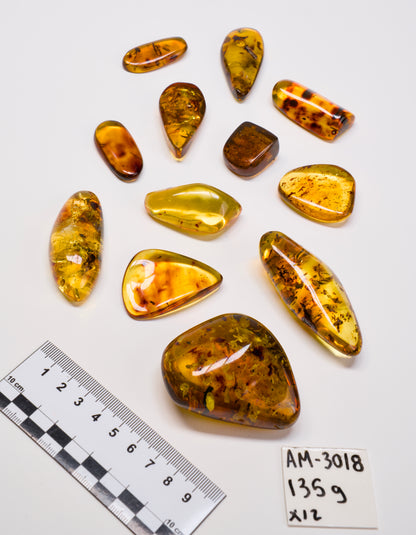 COLOMBIAN AMBER (AM-3018) | WHOLESALE LOT | SMALL SIZE 135g x12