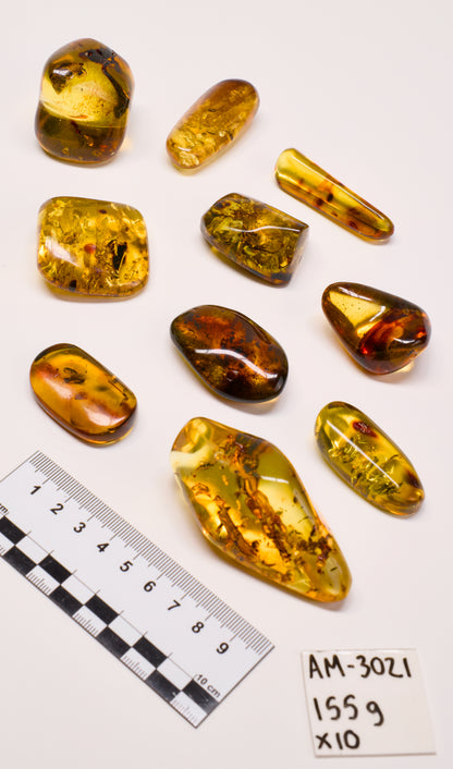 COLOMBIAN AMBER (AM-3021) | WHOLESALE LOT | SMALL SIZE 155g x10
