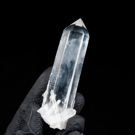 Blue Feather Lemurian Quartz crystal Points (Lot: BS-235) medium size