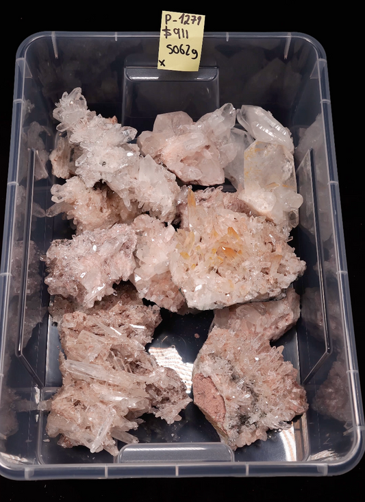 Kilos Promo! 5kg Sacred Pink Lemurian Quartz Clusters P-1279
