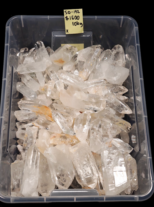 Kilos Promo! 10kg Super Optical Lemurian Quartz Points SO-192