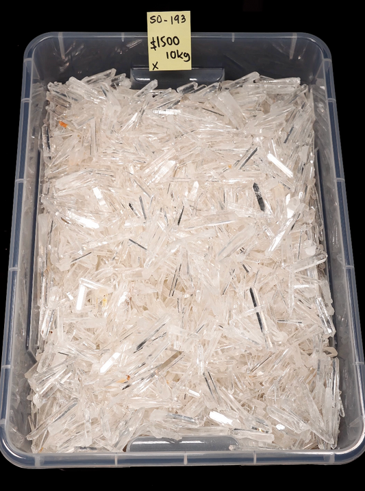 Kilos Promo! 10kg Needle Lemurian Quartz Points SO-193