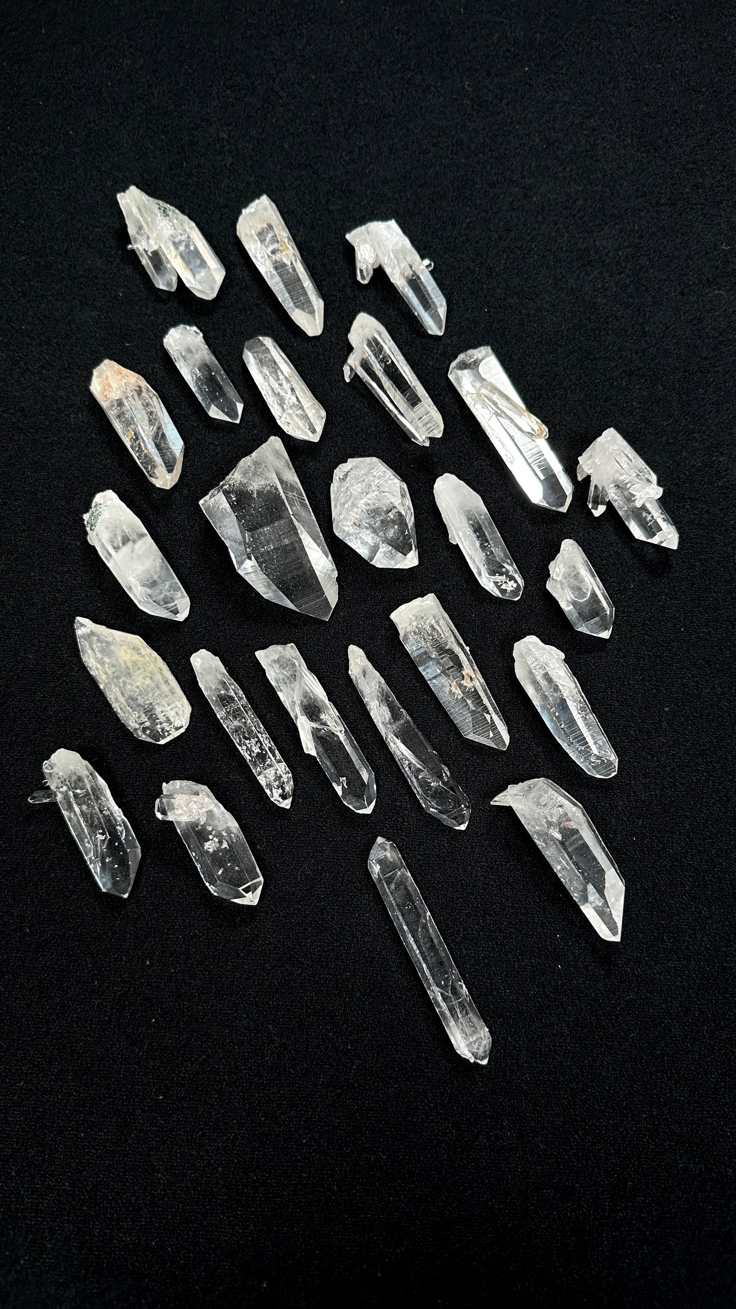 Super Optical Lemurian Quartz crystals (lot: SO-96)