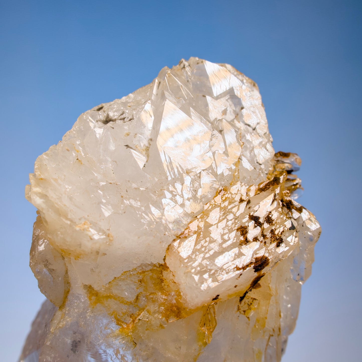 Elestial Peñas Blancas Lemurian Quartz with Deep Striations Collector Specimen (Lot: PE-305)