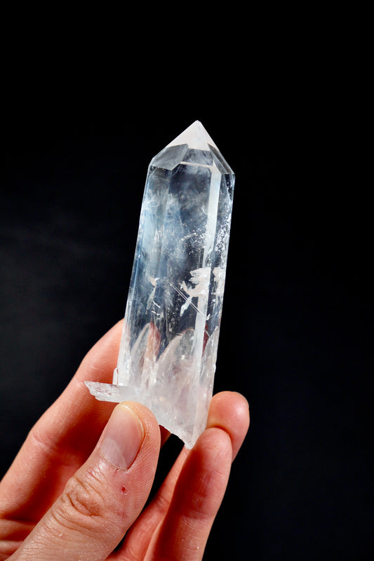 Blue Feather Lemurian Quartz crystal Points (BS-303)