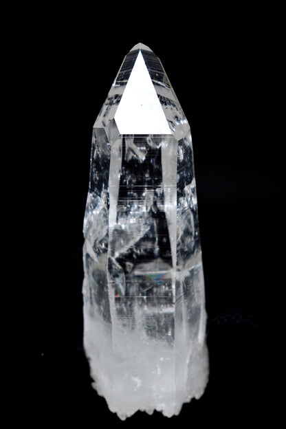 MASTER ELESTIAL RAINBOW PEÑAS BLANCAS LEMURIAN QUARTZ CRYSTAL POINT (PE-1C) 92G X1 | COLLECTOR SPECIMEN