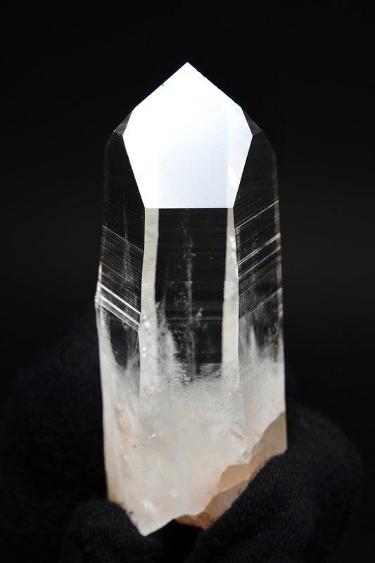 Temple Heart DOW Peñas Blancas Lemurian Quartz Crystal Point, Collector Specimen (PE-1D) 99g
