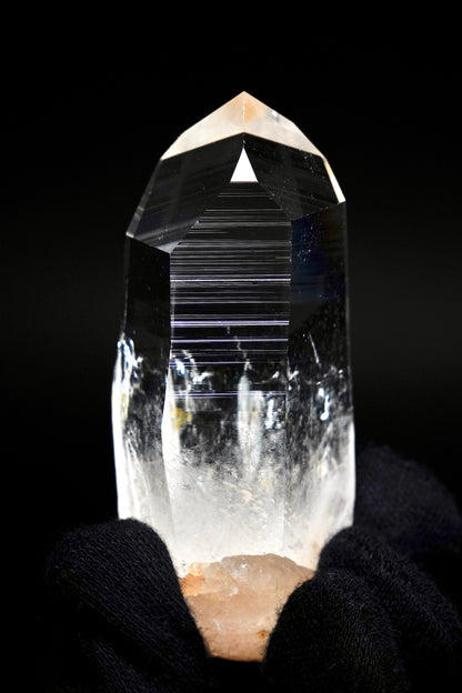 TEMPLE HEART DOW PEÑAS BLANCAS LEMURIAN QUARTZ CRYSTAL POINT (PE-1D) 99G X1 | COLLECTOR SPECIMEN