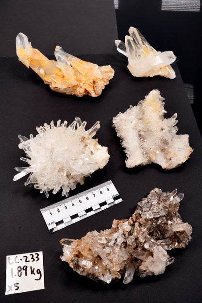 レムリアンクォーツクラスター ミックスセレクション レインボーロット (LC-233)