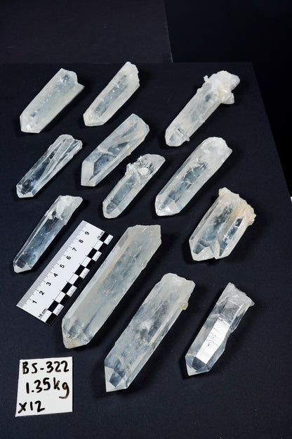 ブルーフェザーレムリアンクォーツクリスタル（別名ブルーミストクォーツ）（BS-322）