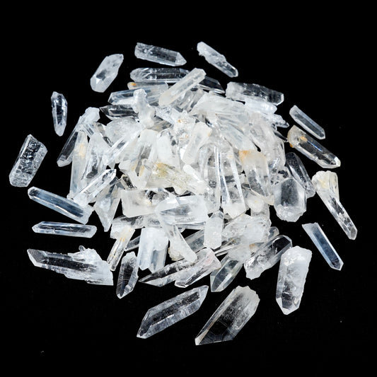 Super Optical Lemurian Quartz Crystal points by kilo Extra Small size WHOLESALE