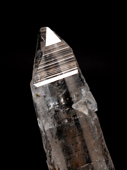 チゼルエンド加工レムリアンクォーツ光の剣コレクター標本（ロット：CO-271）714g