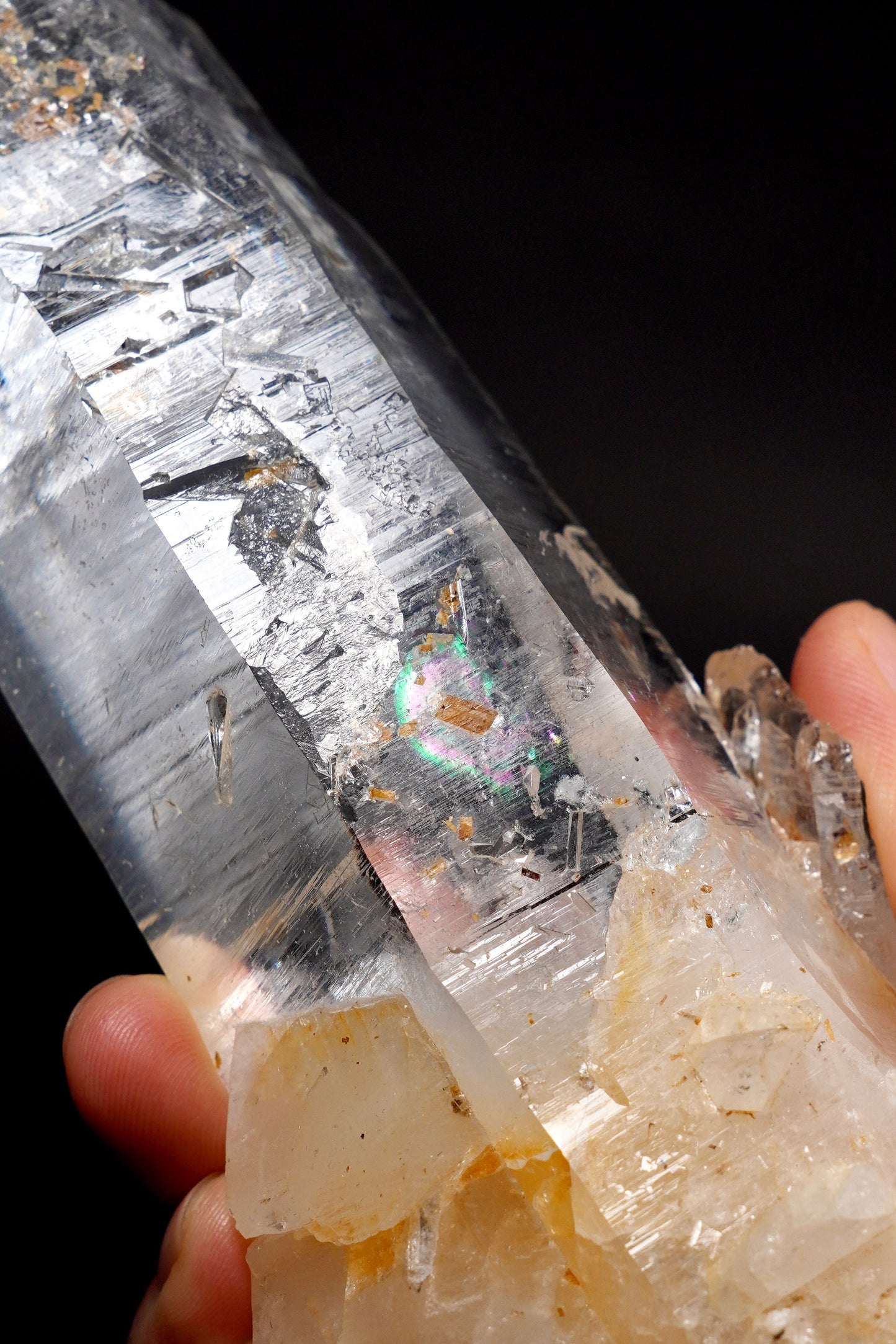 Chisel terminated Lemurian Quartz Sword of light Collector Specimen (lot: CO-271) 714g