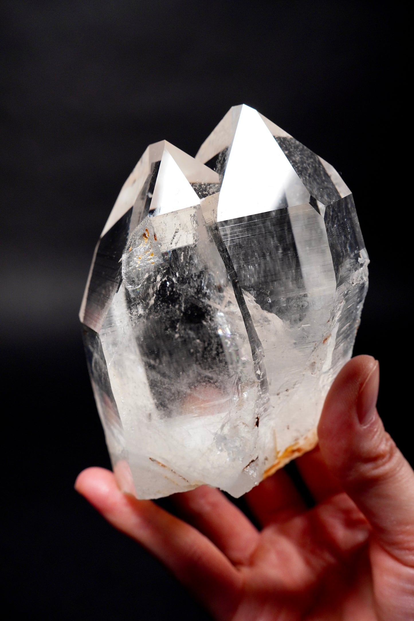 Tantric Twin, Chisel terminated and with a Time Link Window Collector Specimen (lot: CO-283) 651g