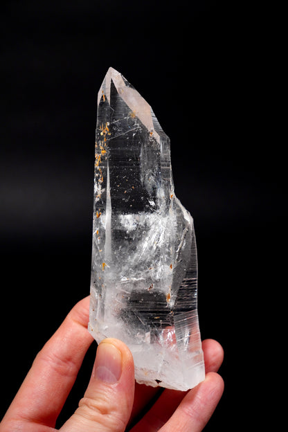 Sword of Light Lemurian Quartz crystal with present Time Link Window Collector Specimen (lot: CO-290) 276g x1