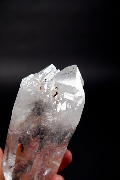 Astonishing double terminated Elestial Lemurian Quartz Crystal Collector Specimen (lot: CO-293) 419g x1